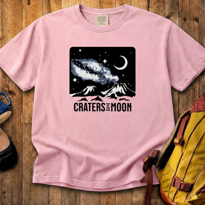 Craters of the Moon at Night Cotton T-Shirt