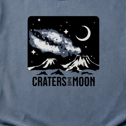Craters of the Moon at Night Cotton T-Shirt
