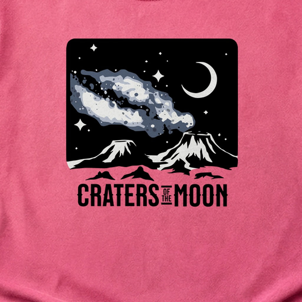 Craters of the Moon at Night Cotton T-Shirt