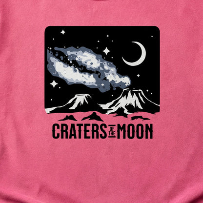 Craters of the Moon at Night Cotton T-Shirt