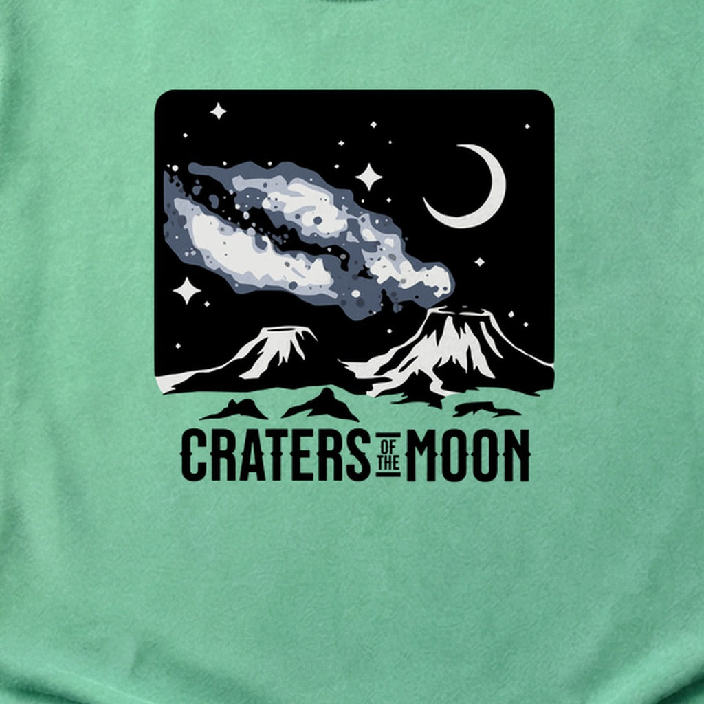 Craters of the Moon at Night Cotton T-Shirt