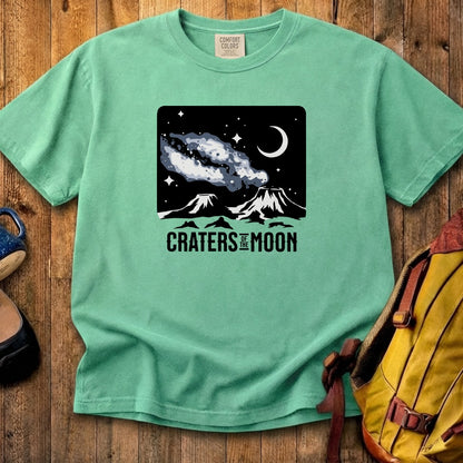 Craters of the Moon at Night Cotton T-Shirt