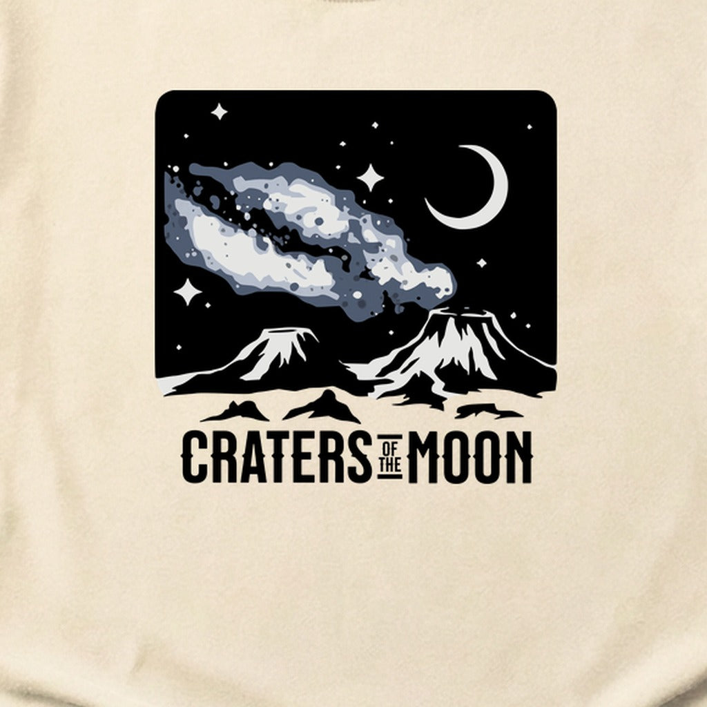 Craters of the Moon at Night Cotton T-Shirt