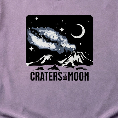 Craters of the Moon at Night Cotton T-Shirt