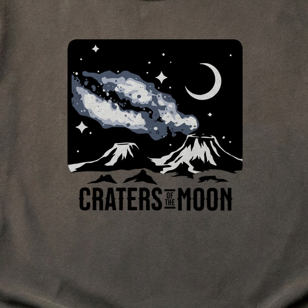 Craters of the Moon at Night Cotton T-Shirt