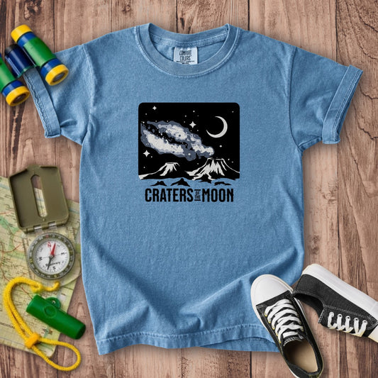 Craters of the Moon at Night Kids Cotton T-Shirt