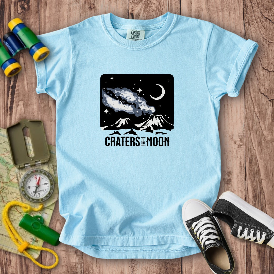 Craters of the Moon at Night Kids Cotton T-Shirt