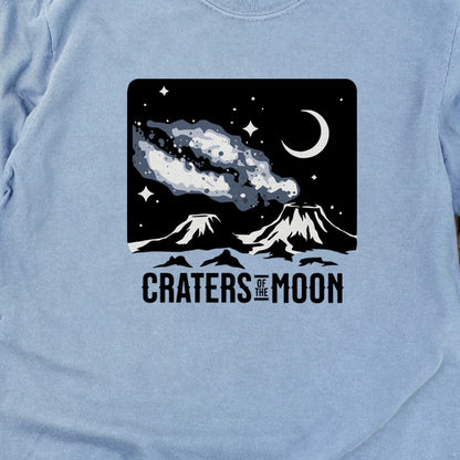 Craters of the Moon at Night Cotton Long Sleeve