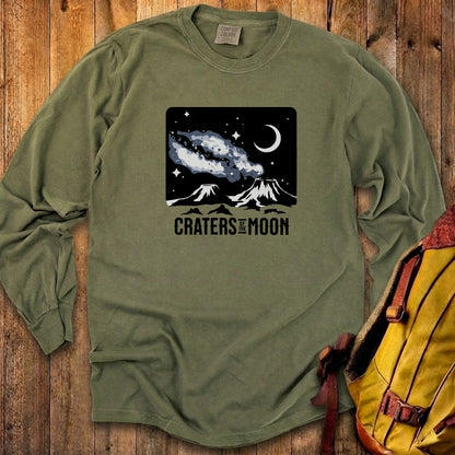 Craters of the Moon at Night Cotton Long Sleeve