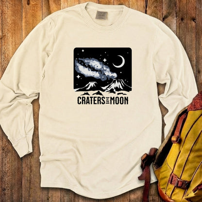 Craters of the Moon at Night Cotton Long Sleeve
