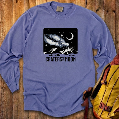 Craters of the Moon at Night Cotton Long Sleeve