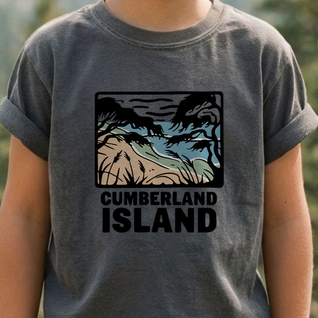 Cumberland Island National Seashore Kids Cotton T-Shirt