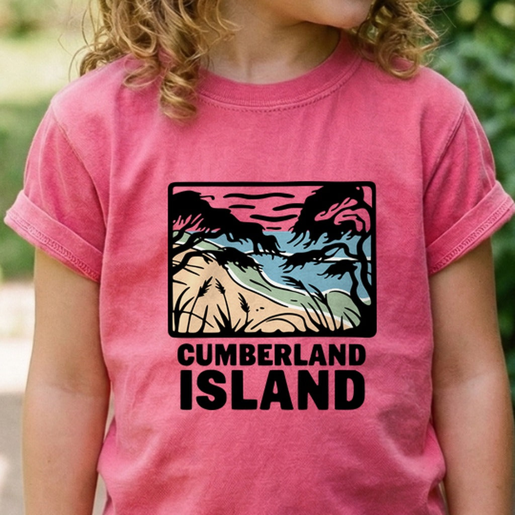 Cumberland Island National Seashore Kids Cotton T-Shirt