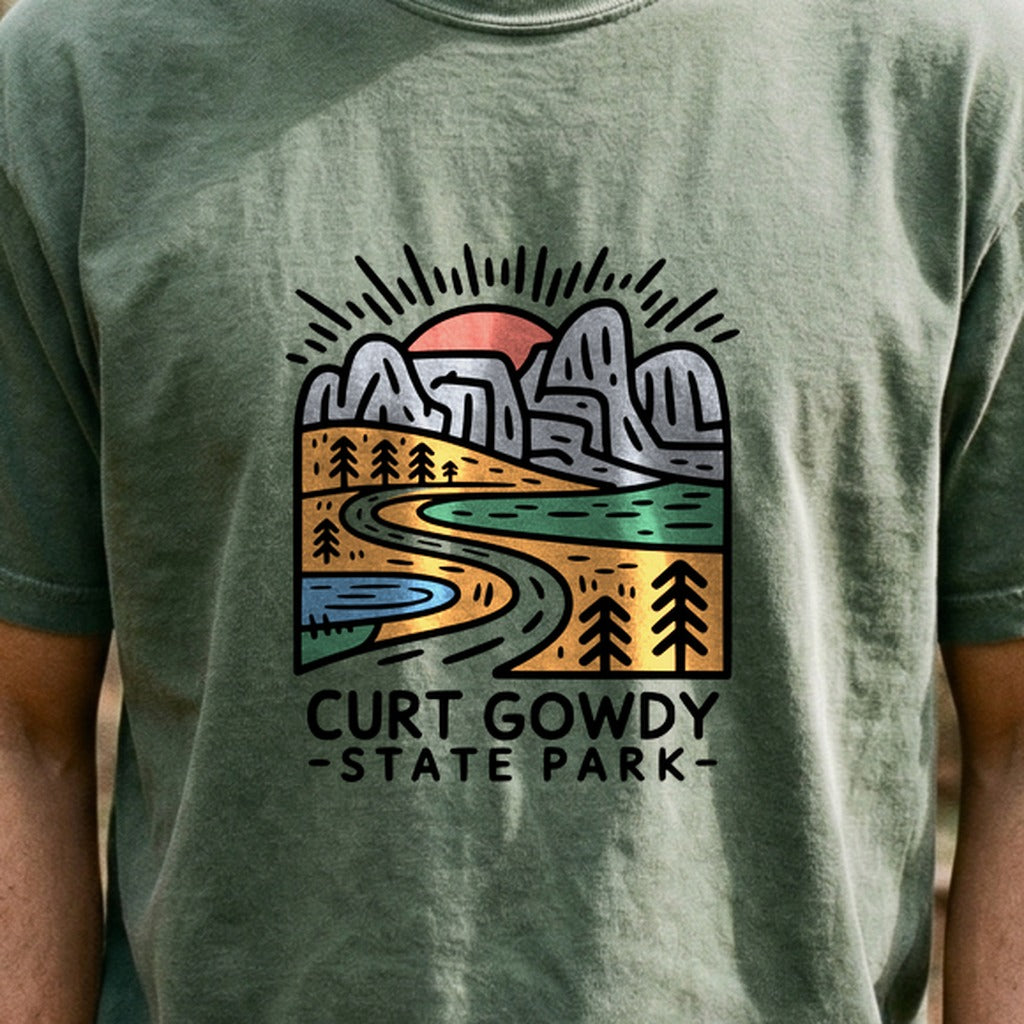 Curt Gowdy State Park Cotton T-Shirt