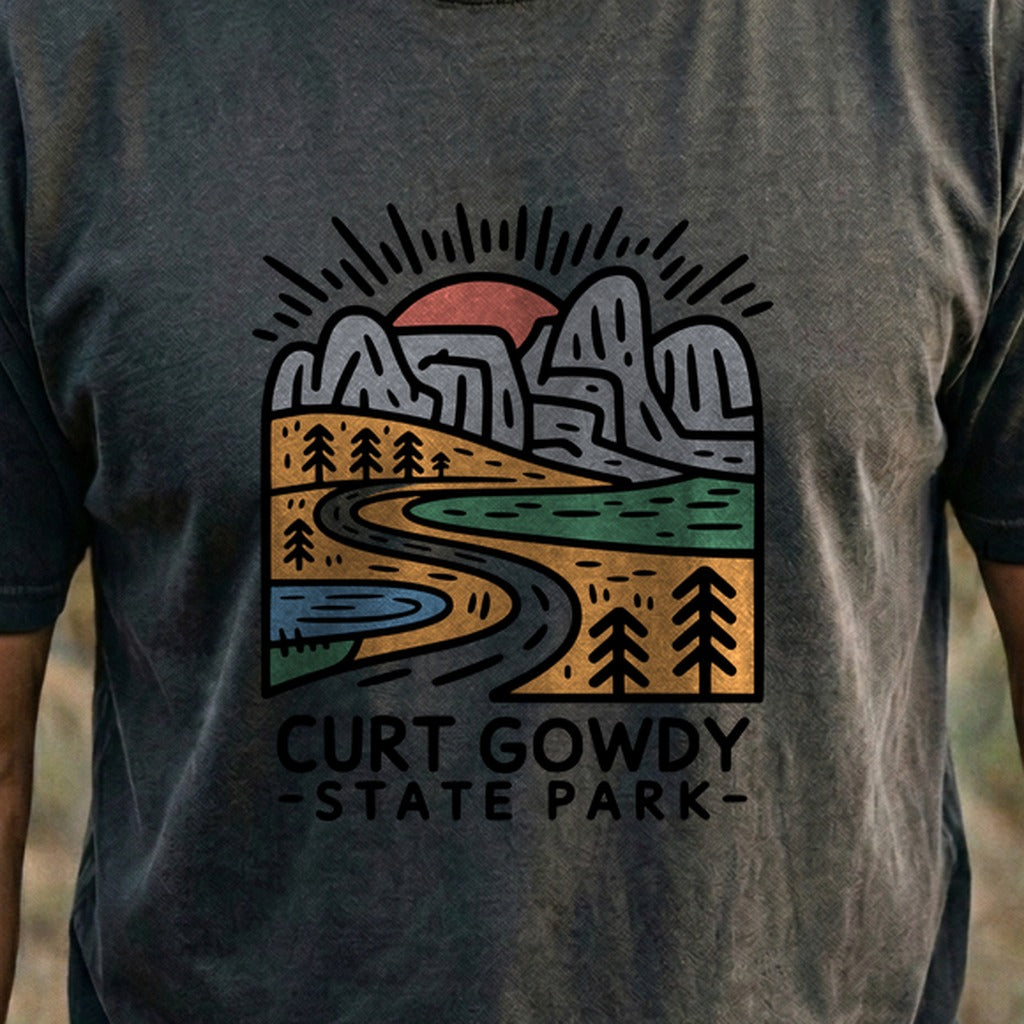 Curt Gowdy State Park Cotton T-Shirt