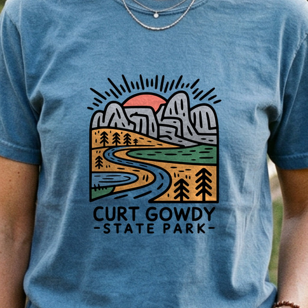 Curt Gowdy State Park Cotton T-Shirt