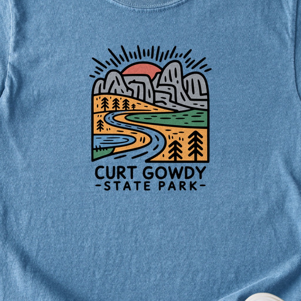 Curt Gowdy State Park Kids Cotton T-Shirt