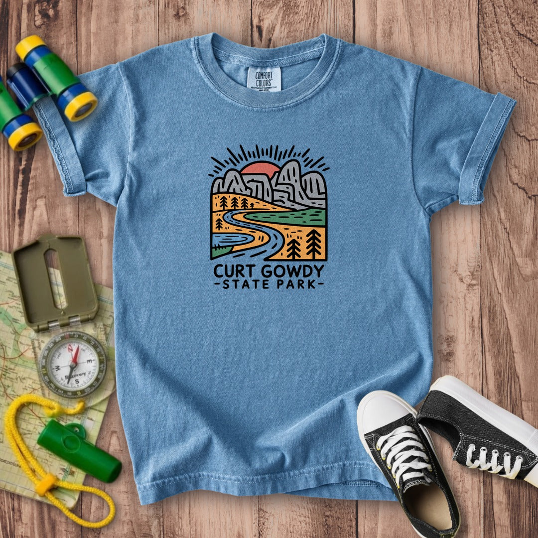 Curt Gowdy State Park Kids Cotton T-Shirt