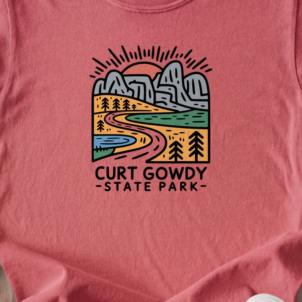Curt Gowdy State Park Kids Cotton T-Shirt