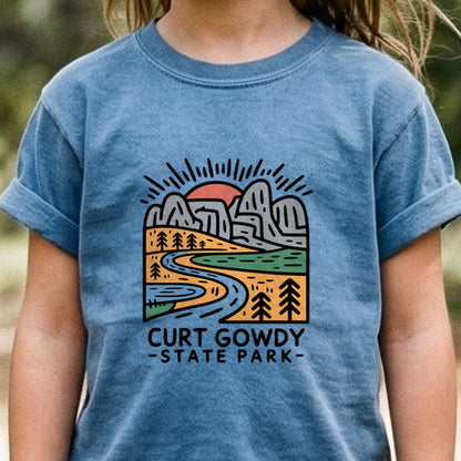 Curt Gowdy State Park Kids Cotton T-Shirt