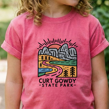 Curt Gowdy State Park Kids Cotton T-Shirt