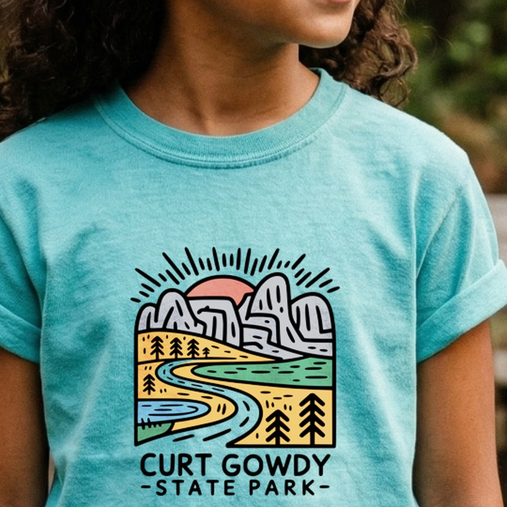 Curt Gowdy State Park Kids Cotton T-Shirt