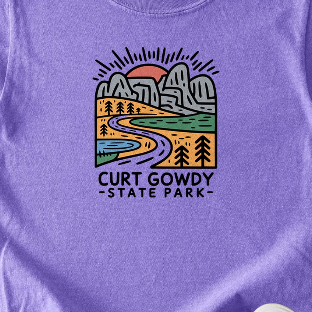 Curt Gowdy State Park Kids Cotton T-Shirt