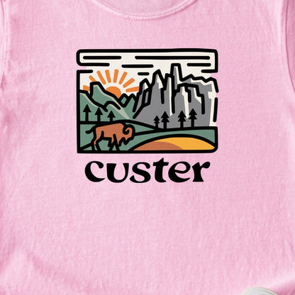 Custer State Park Kids Cotton T-Shirt