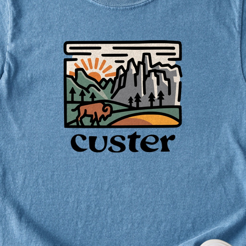 Custer State Park Kids Cotton T-Shirt