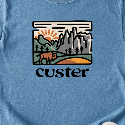 Custer State Park Kids Cotton T-Shirt
