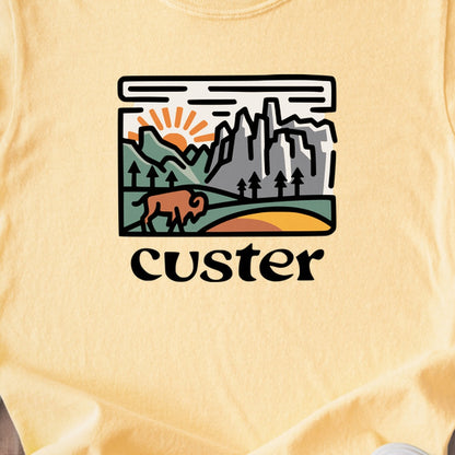 Custer State Park Kids Cotton T-Shirt