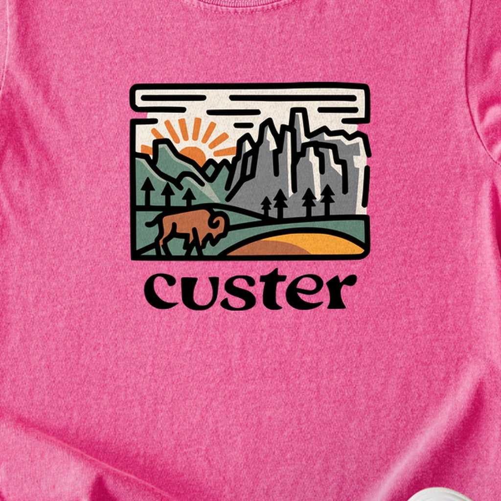 Custer State Park Kids Cotton T-Shirt