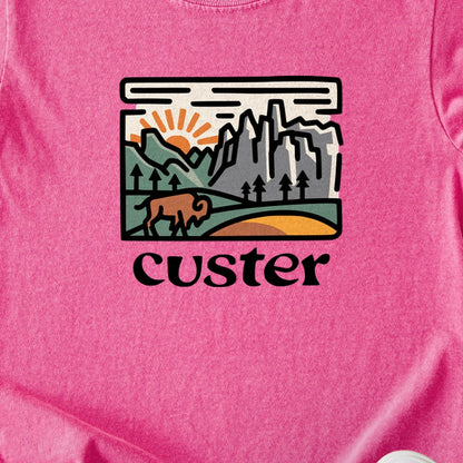 Custer State Park Kids Cotton T-Shirt