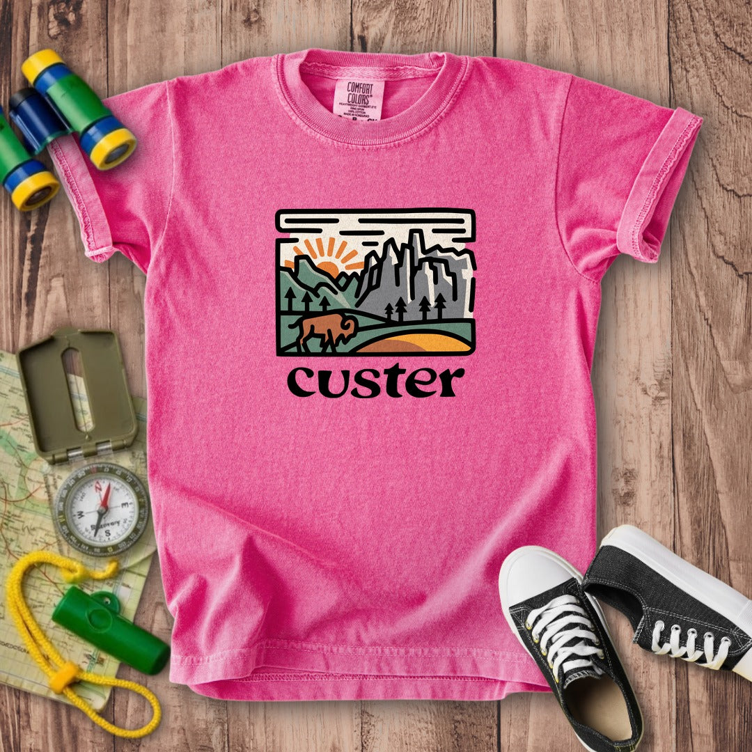 Custer State Park Kids Cotton T-Shirt