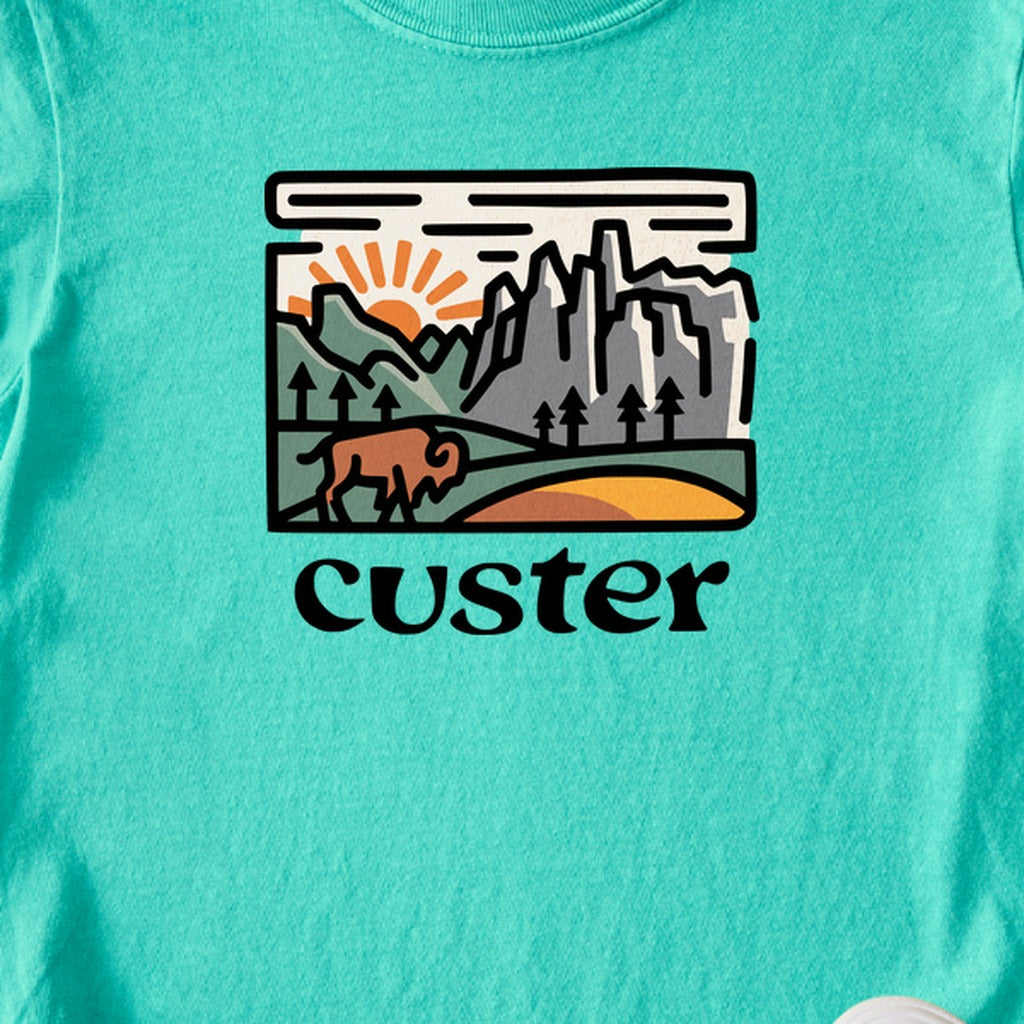 Custer State Park Kids Cotton T-Shirt