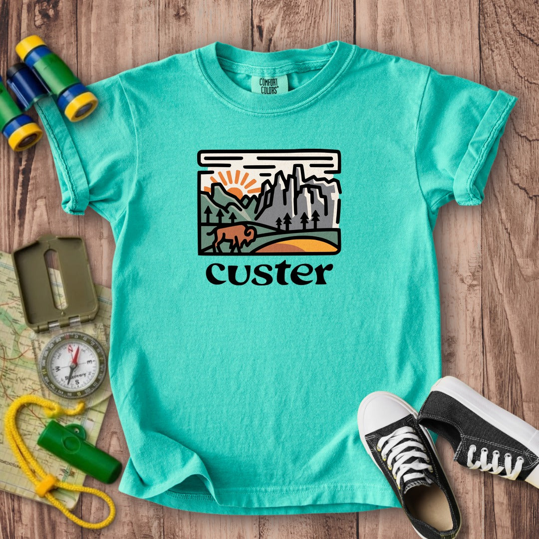 Custer State Park Kids Cotton T-Shirt