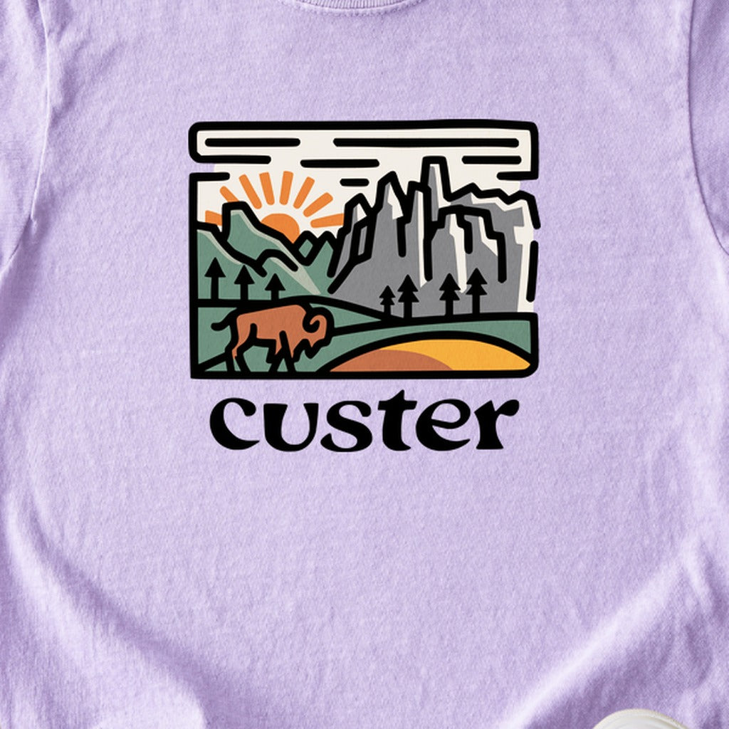 Custer State Park Kids Cotton T-Shirt