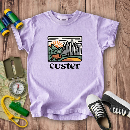 Custer State Park Kids Cotton T-Shirt