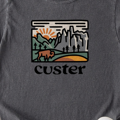 Custer State Park Kids Cotton T-Shirt