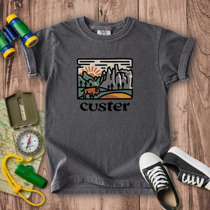 Custer State Park Kids Cotton T-Shirt