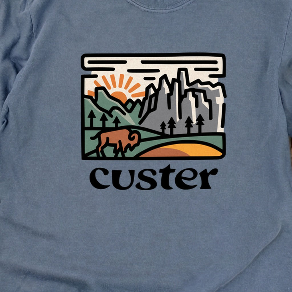 Custer State Park Cotton Long Sleeve