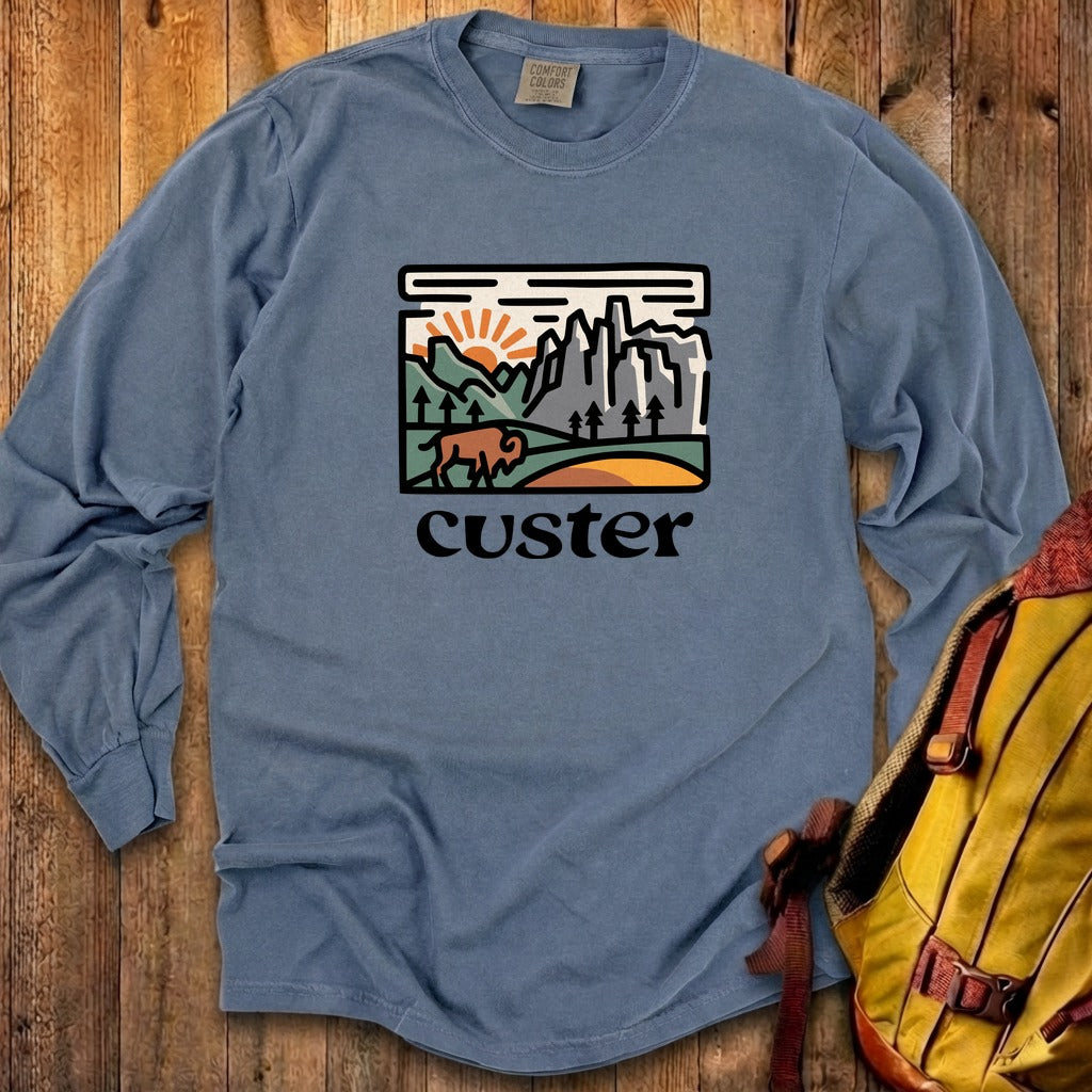 Custer State Park Cotton Long Sleeve