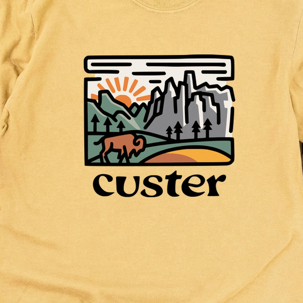 Custer State Park Cotton Long Sleeve