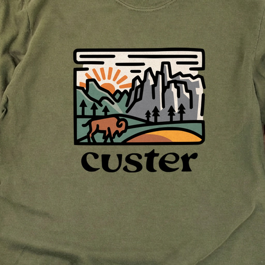 Custer State Park Cotton Long Sleeve