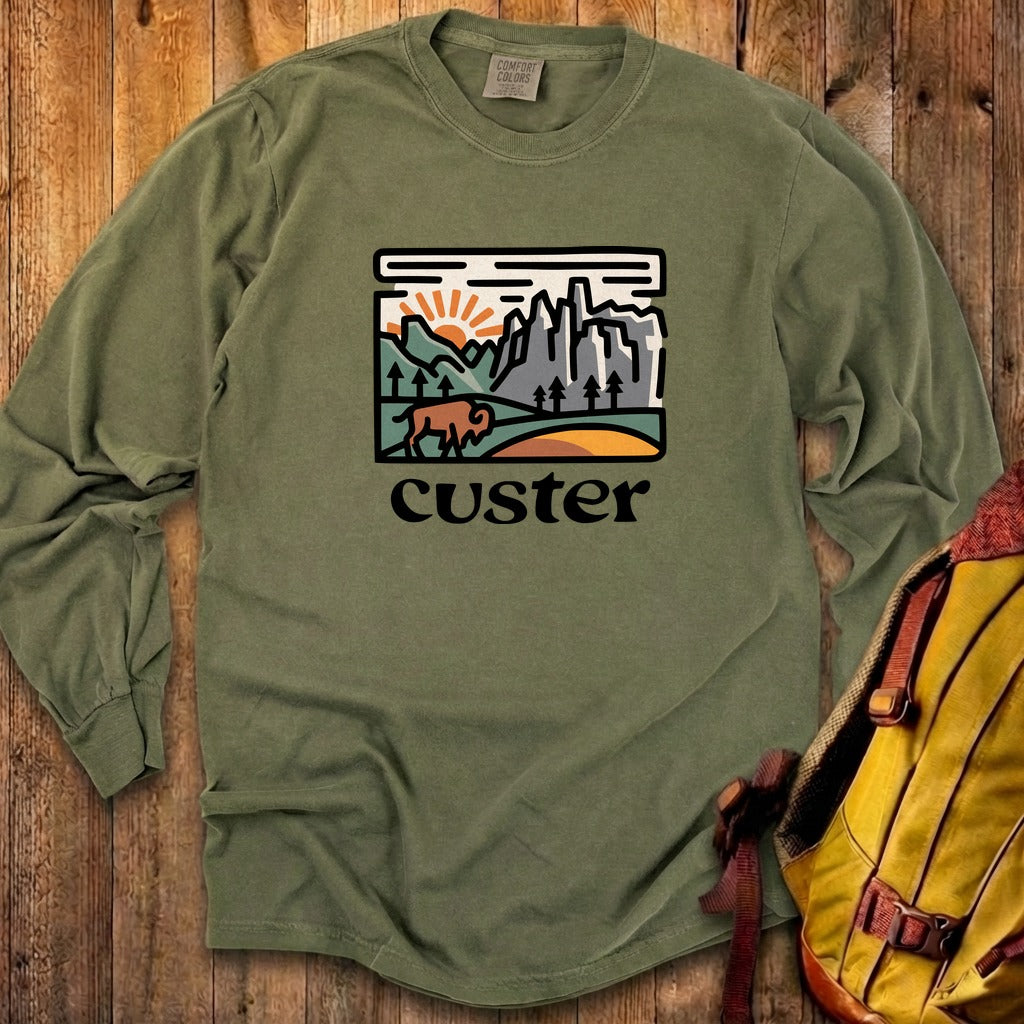 Custer State Park Cotton Long Sleeve
