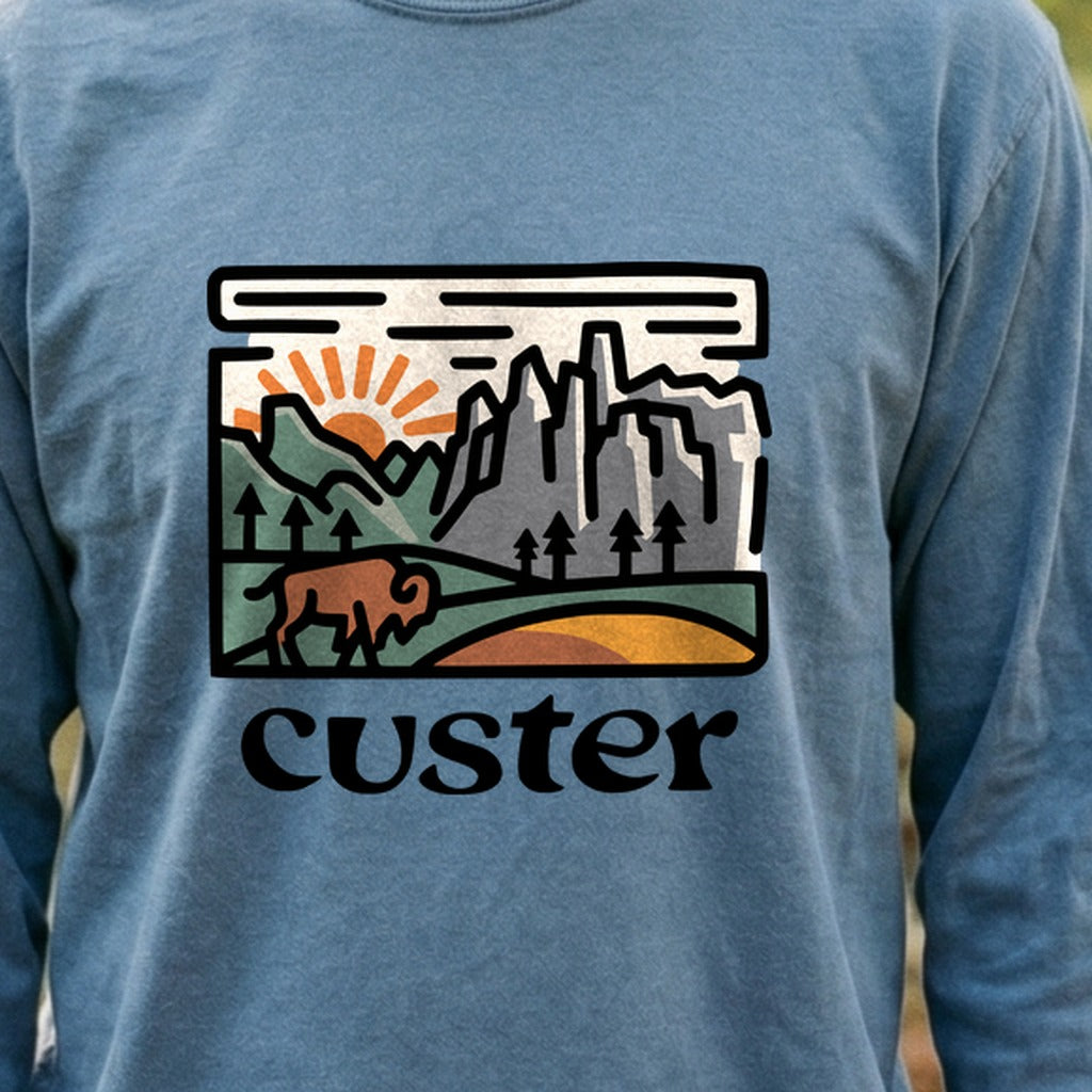 Custer State Park Cotton Long Sleeve