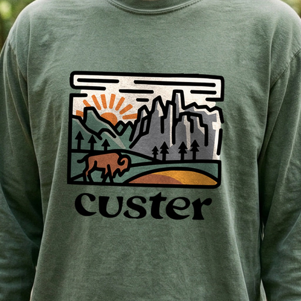 Custer State Park Cotton Long Sleeve