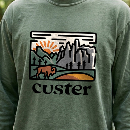 Custer State Park Cotton Long Sleeve