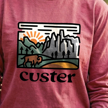 Custer State Park Cotton Long Sleeve