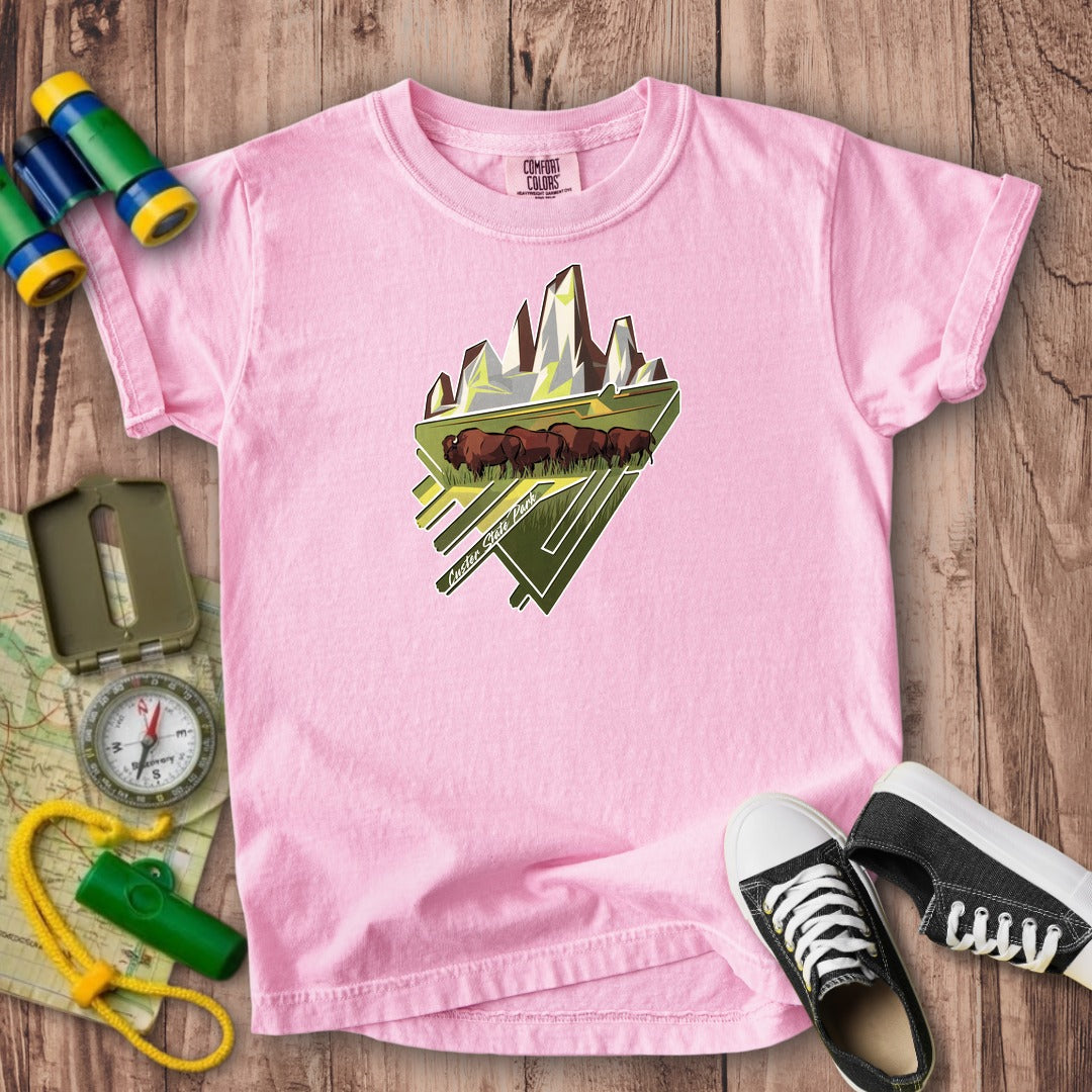 Custer State Park 2 Kids Cotton T-Shirt